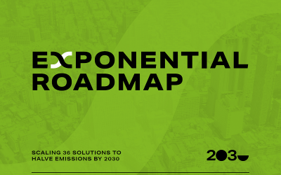 Roadmap Provides 36 Solutions to Cut Greenhouse Gas Emissions 50% by 2030 Worldwide