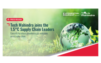 Tech Mahindra joins the 1.5°C Supply Chain Leaders- Commits to reduce greenhouse gas emissions across value chain