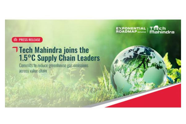 Tech Mahindra joins the 1.5°C Supply Chain Leaders- Commits to reduce greenhouse gas emissions across value chain