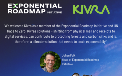 Kivra joins Exponential Roadmap Initiative and UN Race to Zero