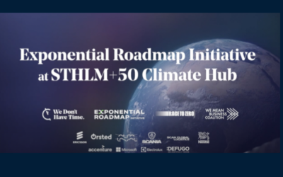 Exponential Roadmap Initiative at Stockholm+50