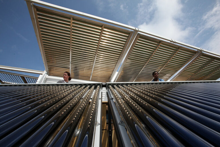 solar thermal collector in Washington, DC, USA