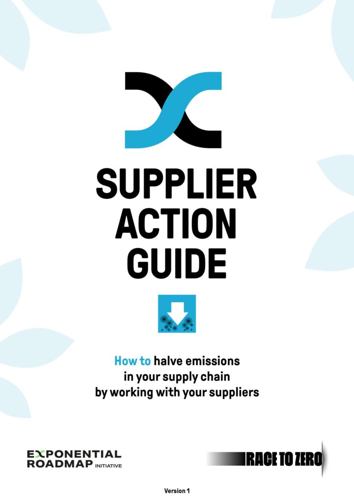 Supplier Action Guide cover