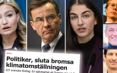 “Let’s talk climate”: We Don’t Have Time, ERI and GoClimate CEOs call Swedish government to action