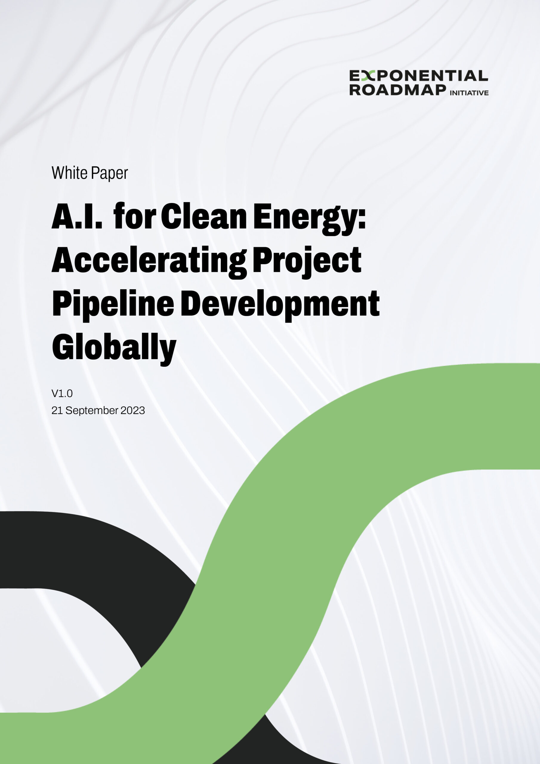A.I. for Clean Energy, Accelerating project pipeline development globally Cover