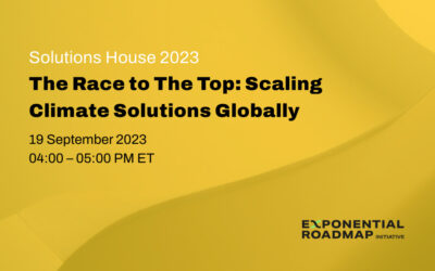 The Race To The Top: Scaling Climate Solutions Globally