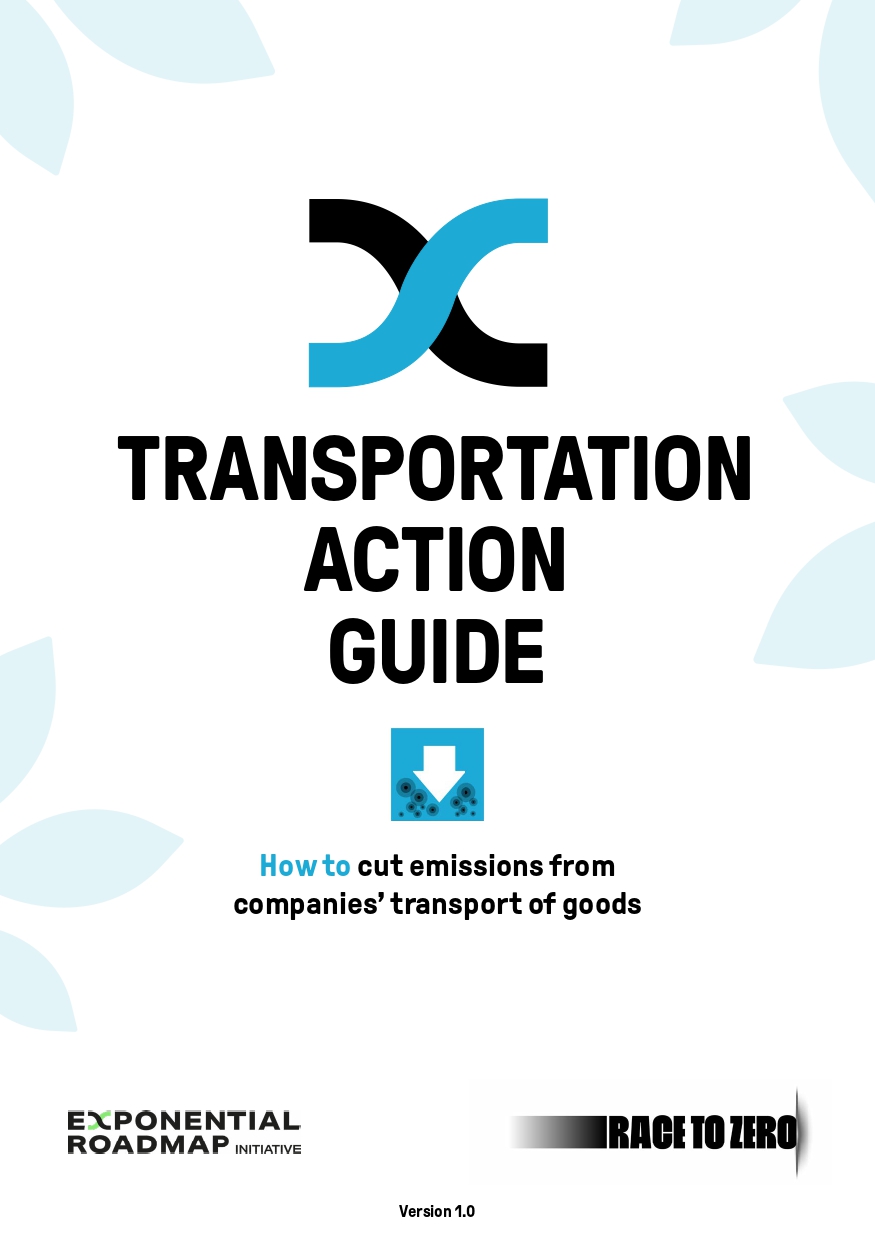 An image of the front page of the Transport Action Guide