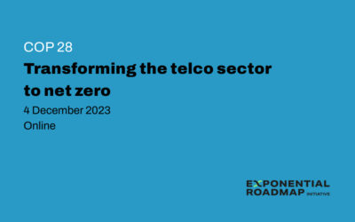 COP28: Transforming the Telco Sector to Net Zero