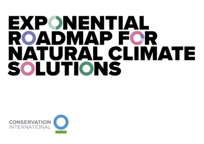 Exponential Roadmap For Natural Climate Solutions