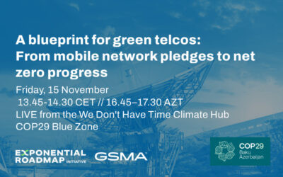 COP29: A blueprint for green telcos – From mobile network pledges to net zero progress