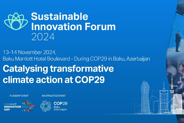 Join us at the Sustainable Innovation Forum