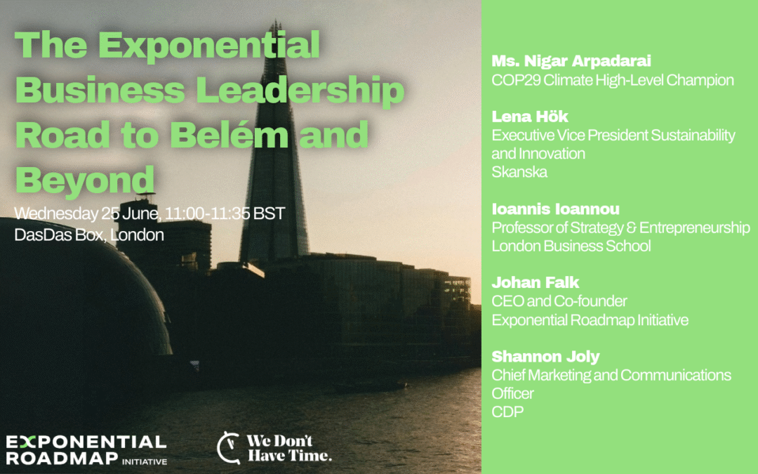 The Exponential Leadership Road to Belém and beyond | LCAW 2025