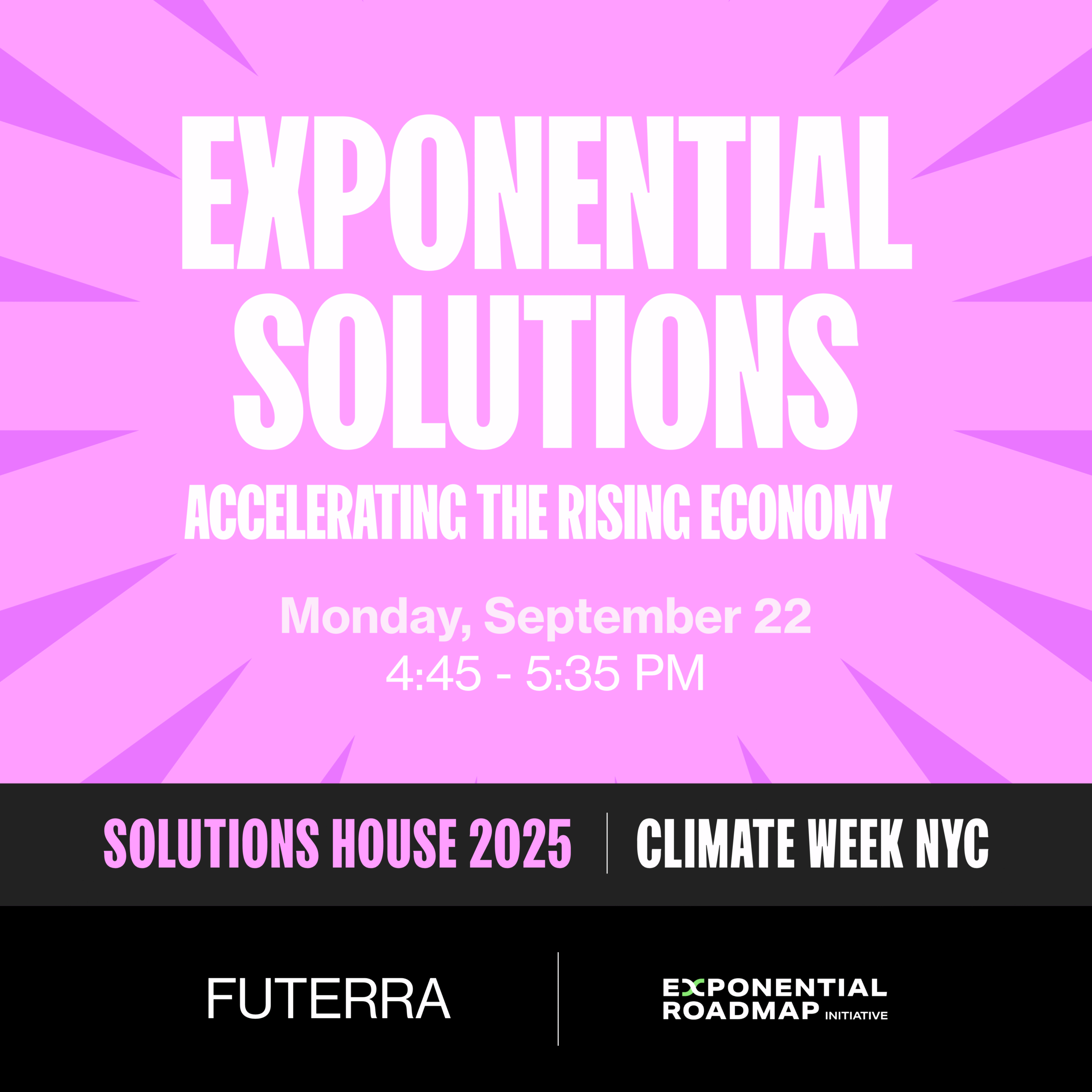 NYCCW: Exponential Solutions: Accelerating the rising economy